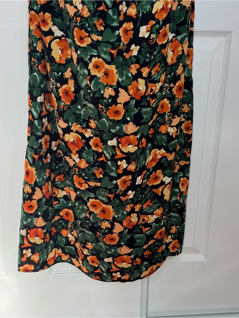 Anthropologie X Mare Mare Faux Leather Maxi Dress Floral New Size XS Strapless - Picture 3 of 16